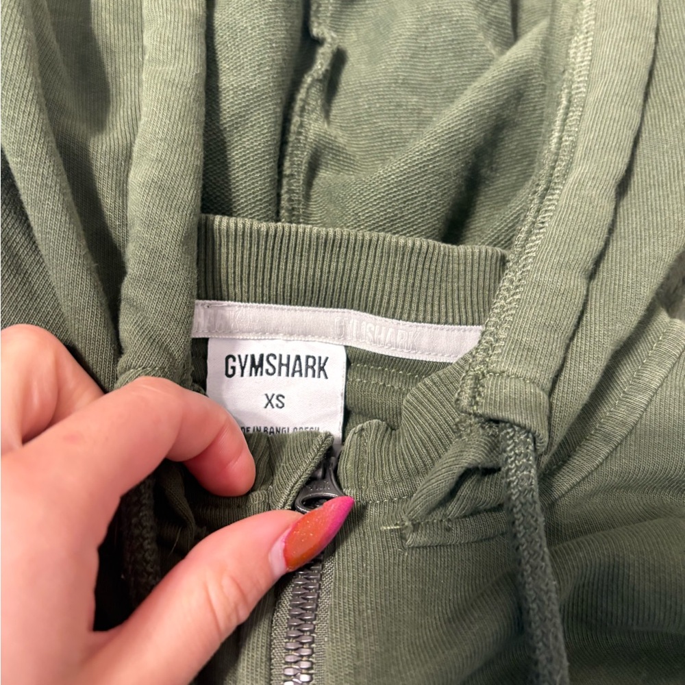 Gymshark Forest Green Zip-Up